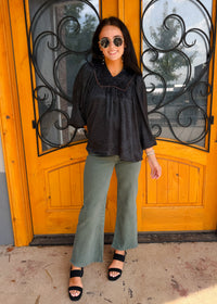 Got My Attention Acid Wash Frayed Jean - Ash Jade