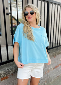 Somewhere Sunny Pocket Tee