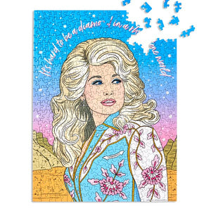 Dolly Cowgirl Diamond Puzzle