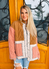 Timely Matter Quilted Button Down Jacket