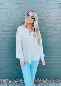 Don’t You Worry Long Sleeve Knit Top