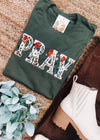 PRAY- Faux Floral Embroidered Graphic Tee (S-2XL)
