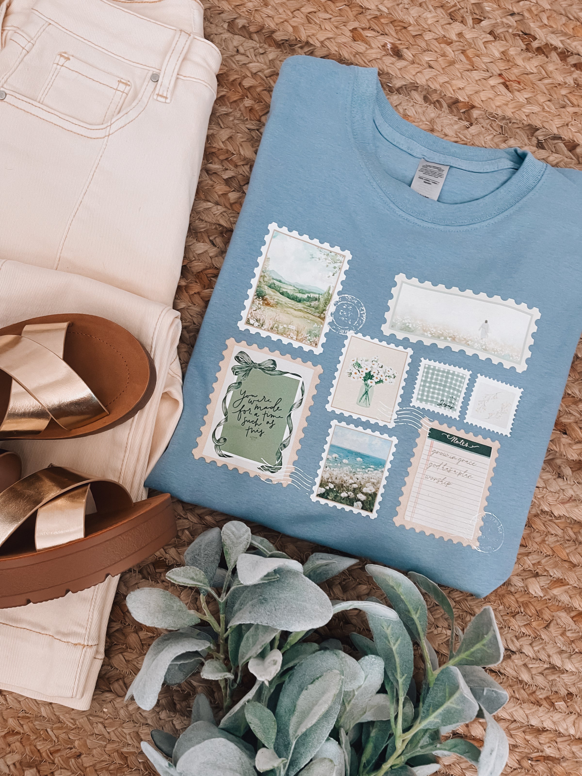 Jesus Stamp Graphic Tee (S-2XL)