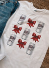 Diet Dr Pepper Bow Grid Graphic Tee (S-2XL)