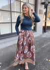 No Better Time Midi Skirt