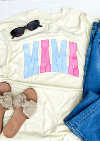 Mama Mock Neck Graphic tee (S-2XL)