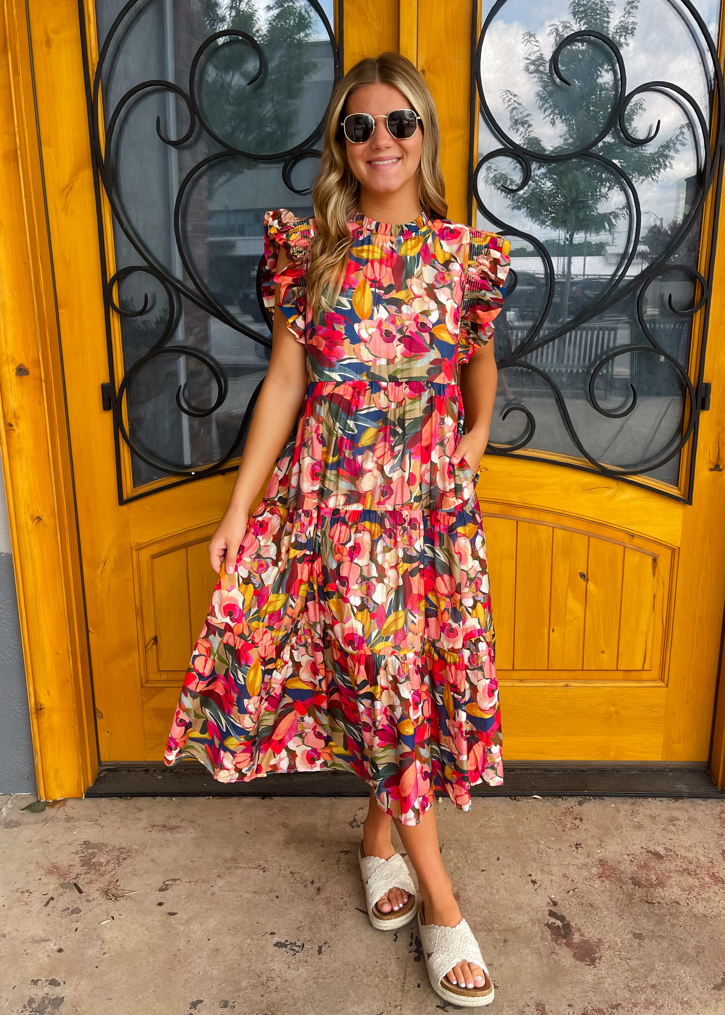 The Poetry Of You Midi Dress