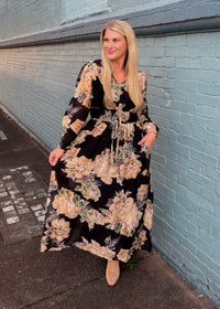 Just Going With It Midi Dress