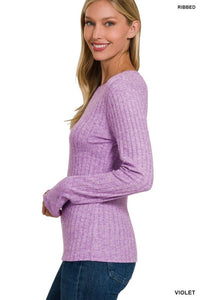 For Good Reason Ribbed Long Sleeve