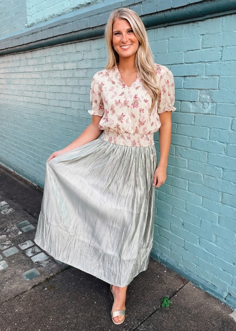 All the Right Things Midi Skirt