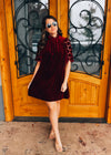 Simple Times Velvet Dress