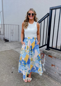 A Beautiful Arrangement Midi Skirt