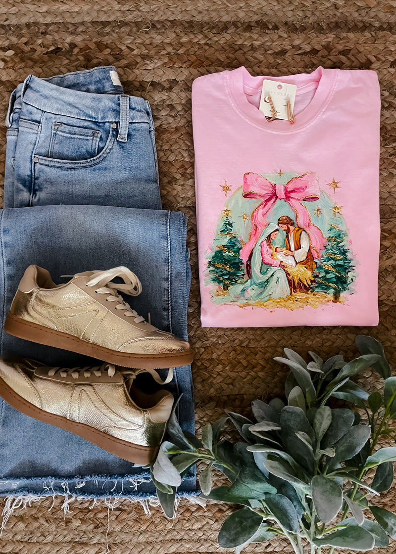 Painted Nativity Scene Graphic Tee (S-2XL)