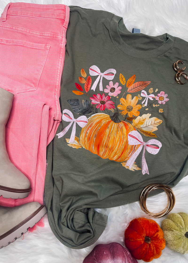 Fall Floral Graphic Tee (S-2XL)