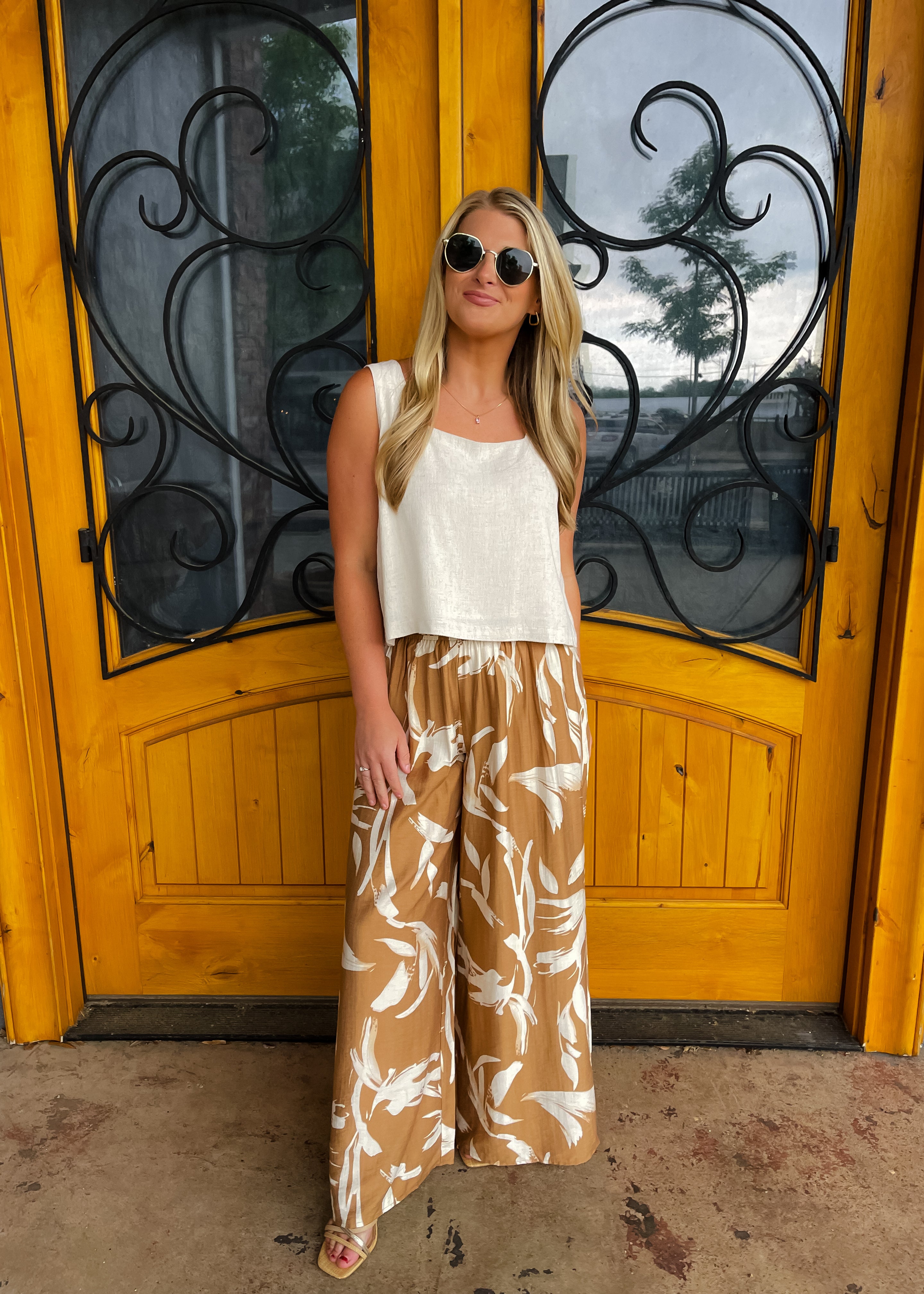 Free as the Sea Floral Wide Leg Pants (S-XL) – The Sassy Owl Boutique
