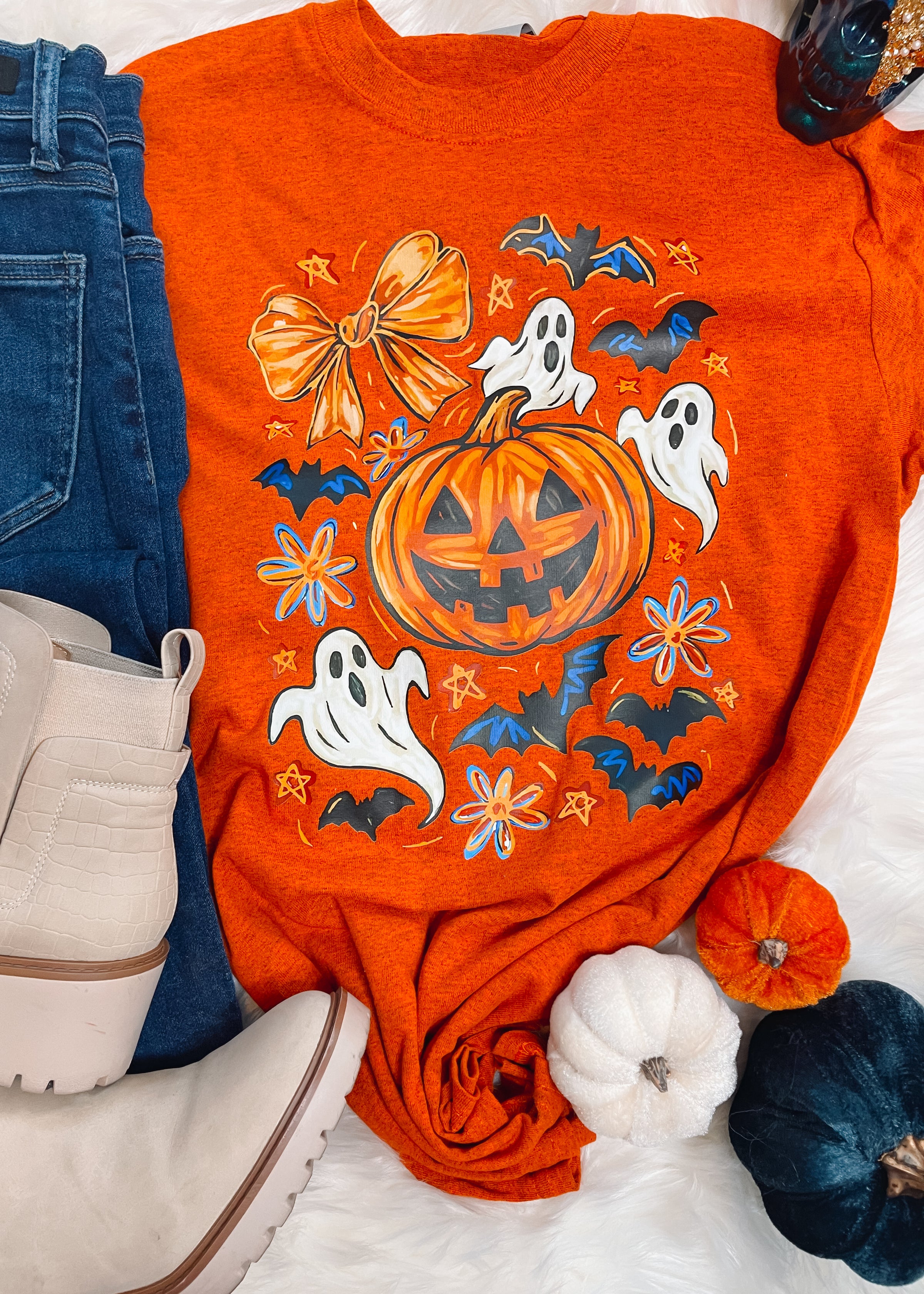 Girly Halloween Collage Graphic Tee (S-2XL)