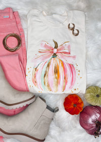 Chic Pumpkin Graphic Tee (S-2XL)