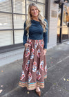 No Better Time Midi Skirt