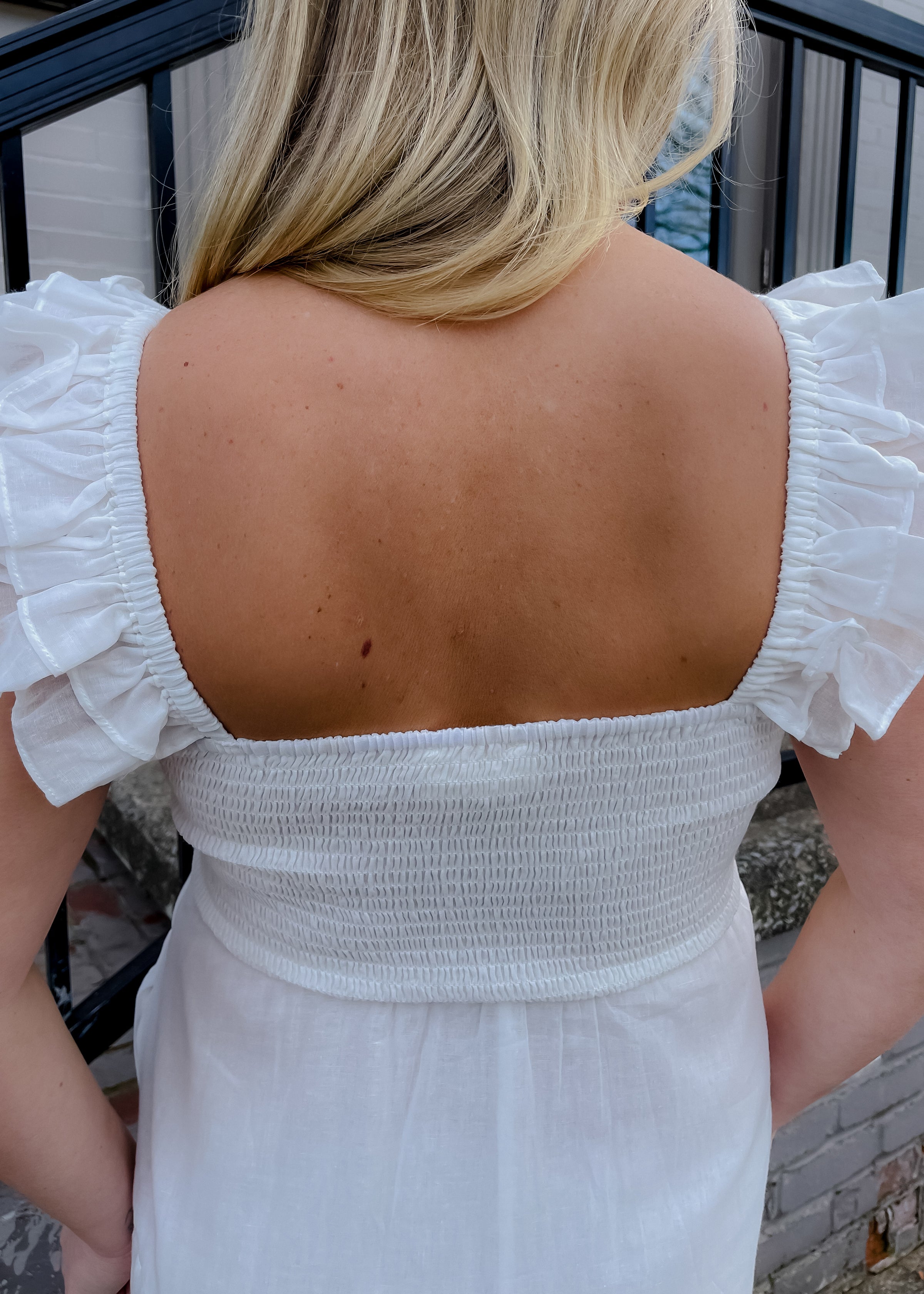 With You In Mind Ruffle Maxi Dress