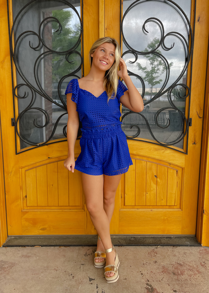 Center Of Attention Two Piece Eyelet Set