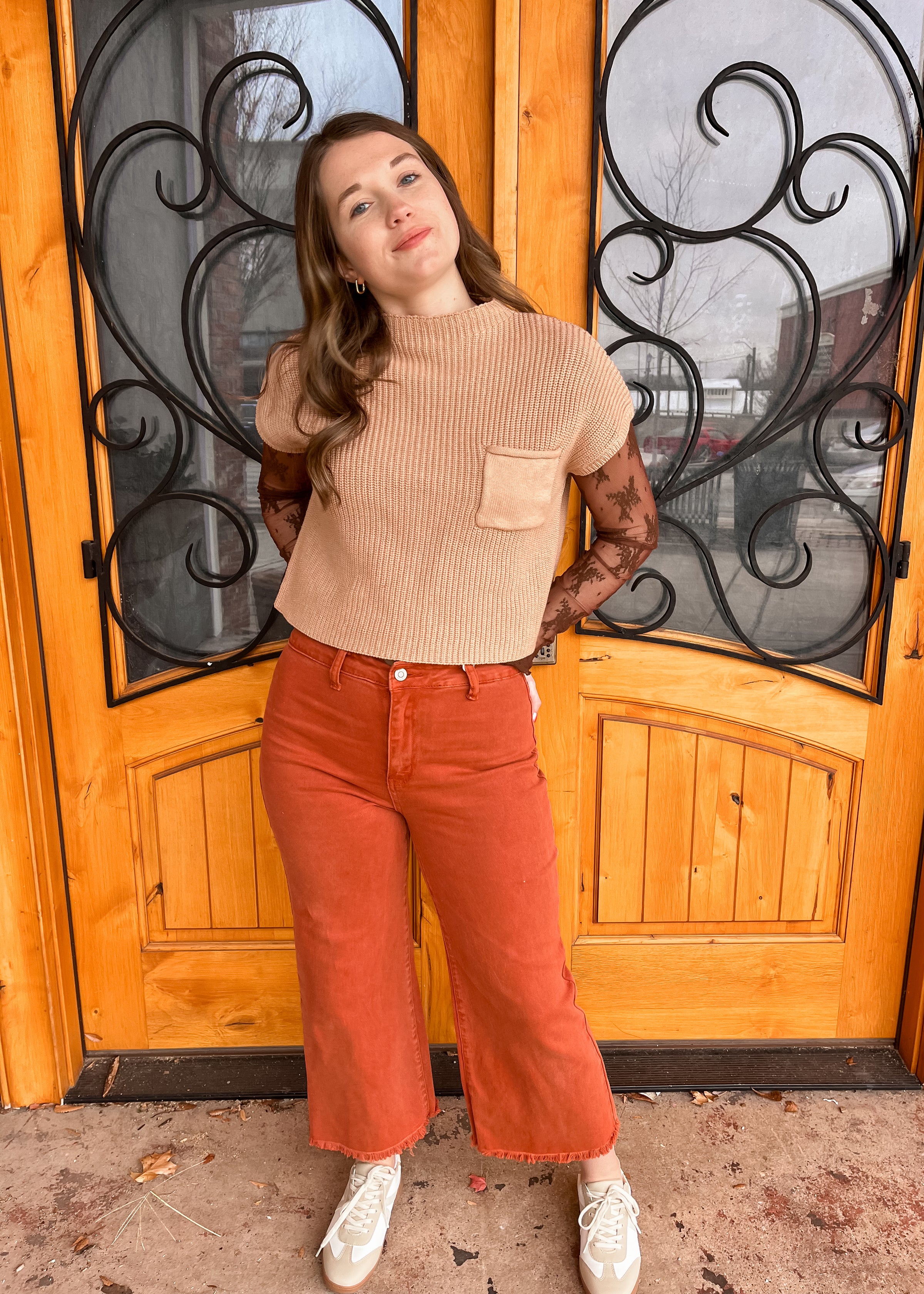 On The Regular Rust Pants