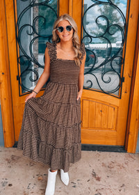 Plaid To Meet You Midi dress
