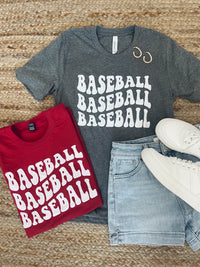 Baseball Baseball Baseball Graphic Tee (S-2XL)