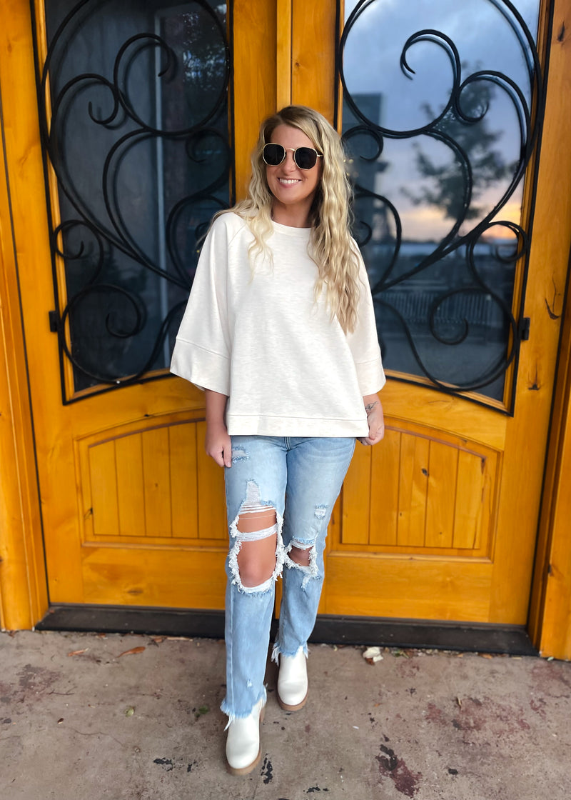 Clear Direction Scuba 3/4 Sleeve Pullover