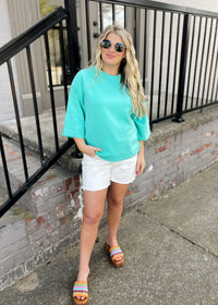 Check Me Out Scuba 3/4 Sleeve Pullover (S-XL)