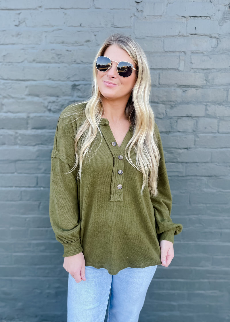 Don’t You Worry Long Sleeve Knit Top