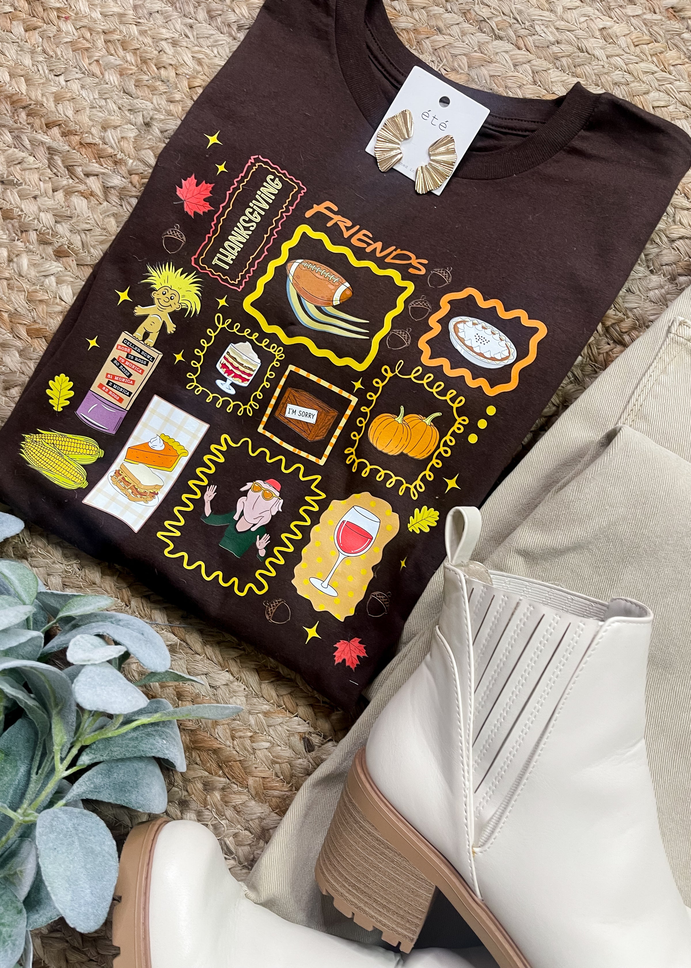 Friends Thanksgiving Graphic Tee (S-3XL)