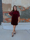 Simple Times Velvet Dress