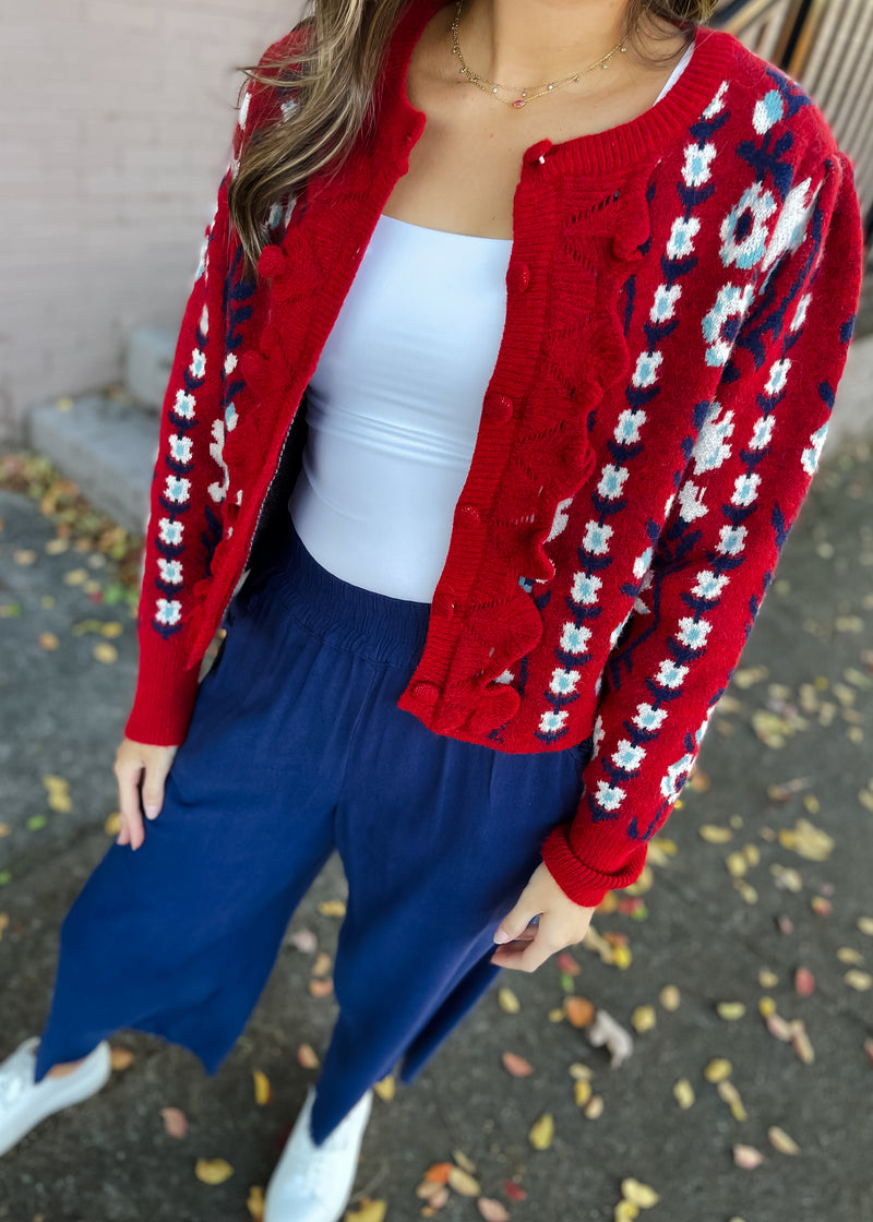 Promise Me This Navy Linen Pants