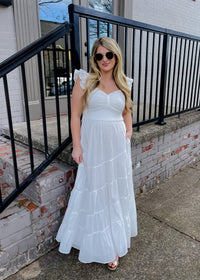With You In Mind Ruffle Maxi Dress