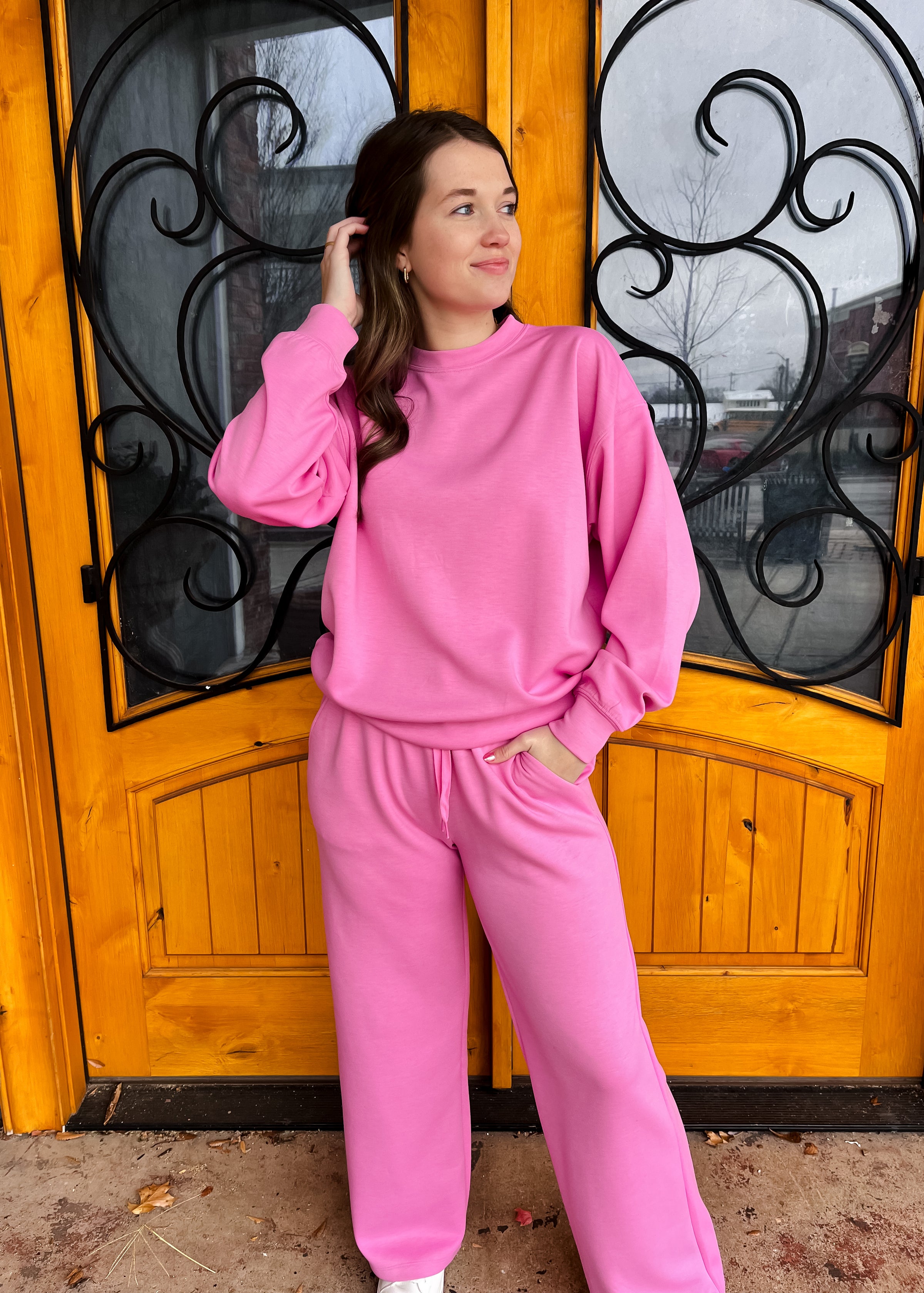 Guess You Knew Long Sleeve Two Piece Set