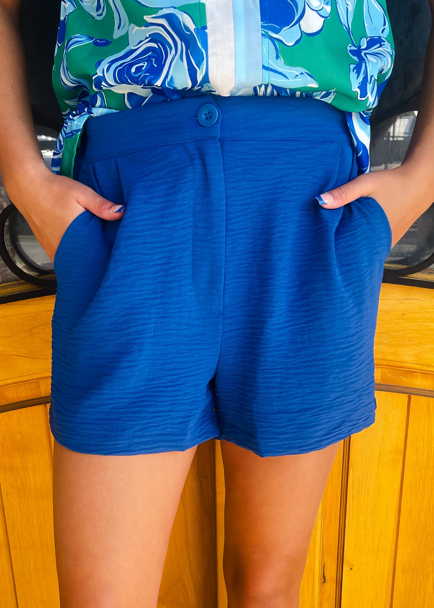 Off Duty Classic Blue Shorts