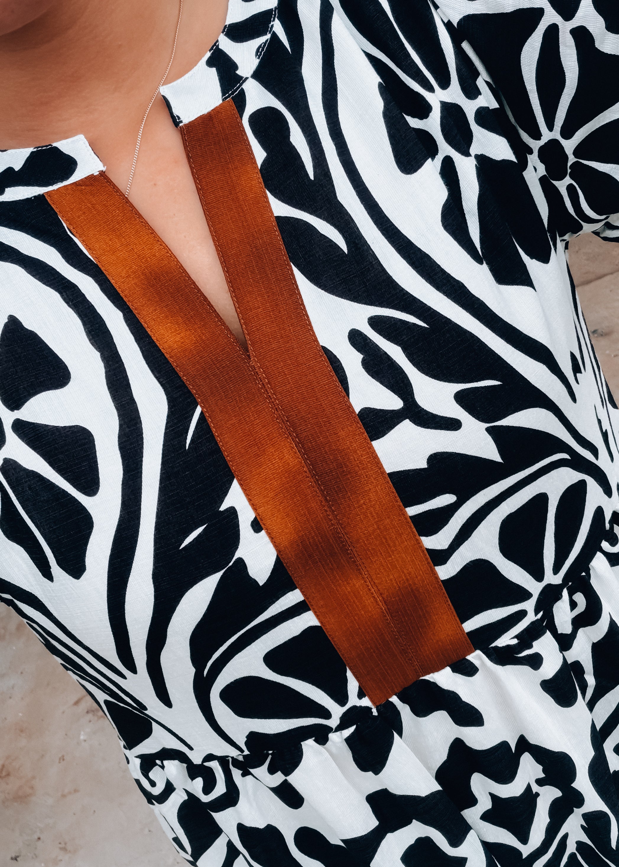 Ease Into It 3/4 Length Midi Dress