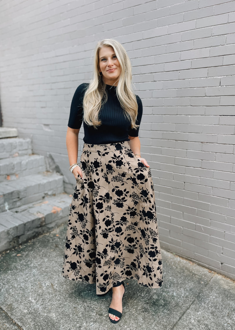 Only Just Begun Midi Skirt