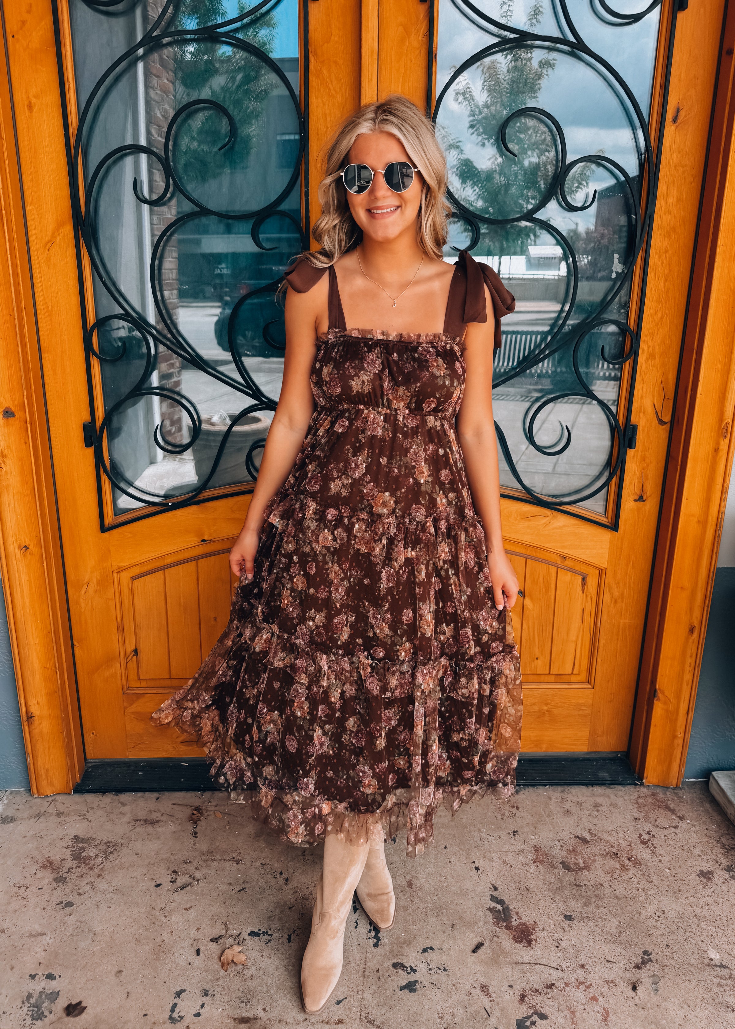 Bow To Toe Midi dress