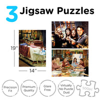 Friends 3 x 500 Piece Jigsaw Puzzle Set