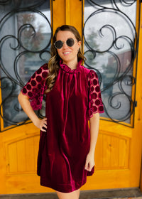 Simple Times Velvet Dress