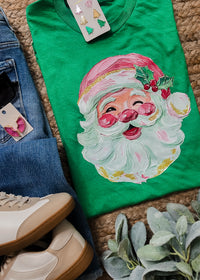 Painted Santa Graphic Tee (S-2XL)