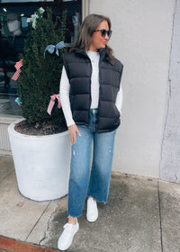 Clear My Mind Puffer Vest