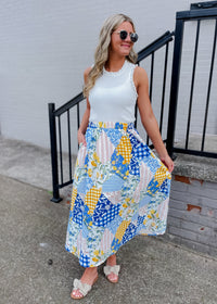 A Beautiful Arrangement Midi Skirt