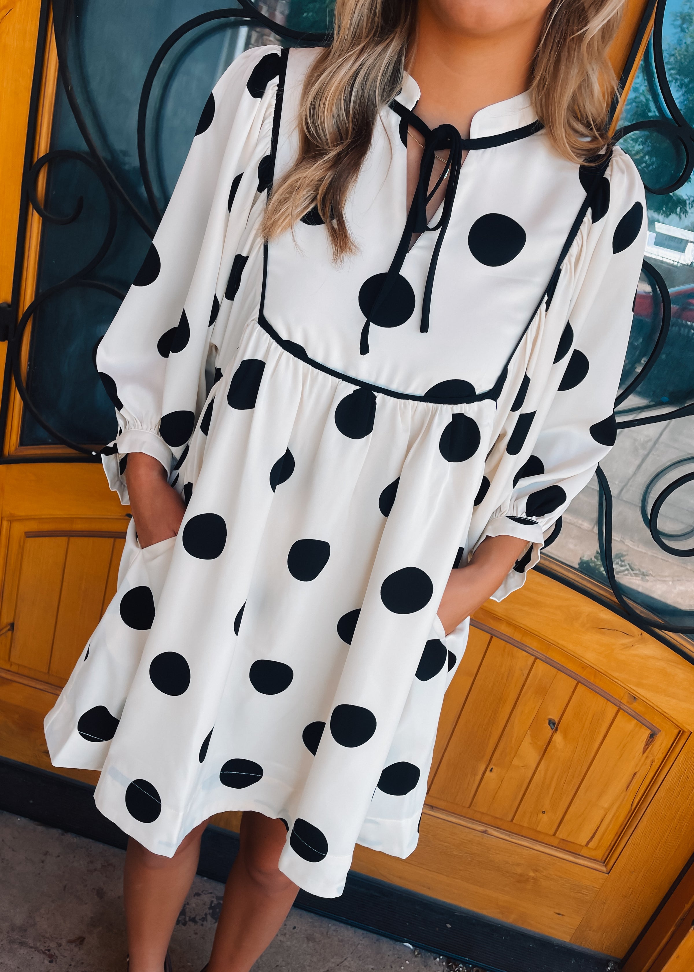 Feeling Spot On Polka Dot Mini Dress