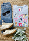 Bluey Bow Grid Graphic Tee (S-2XL)