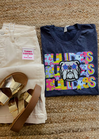 Preppy Bulldogs Graphic Tee (S-2XL)