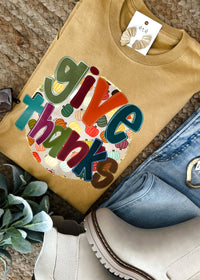 Give Thanks Graphic Tee (S-2XL)