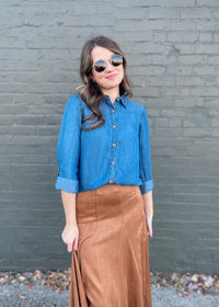 It's a Fine Line Button Down Shirt