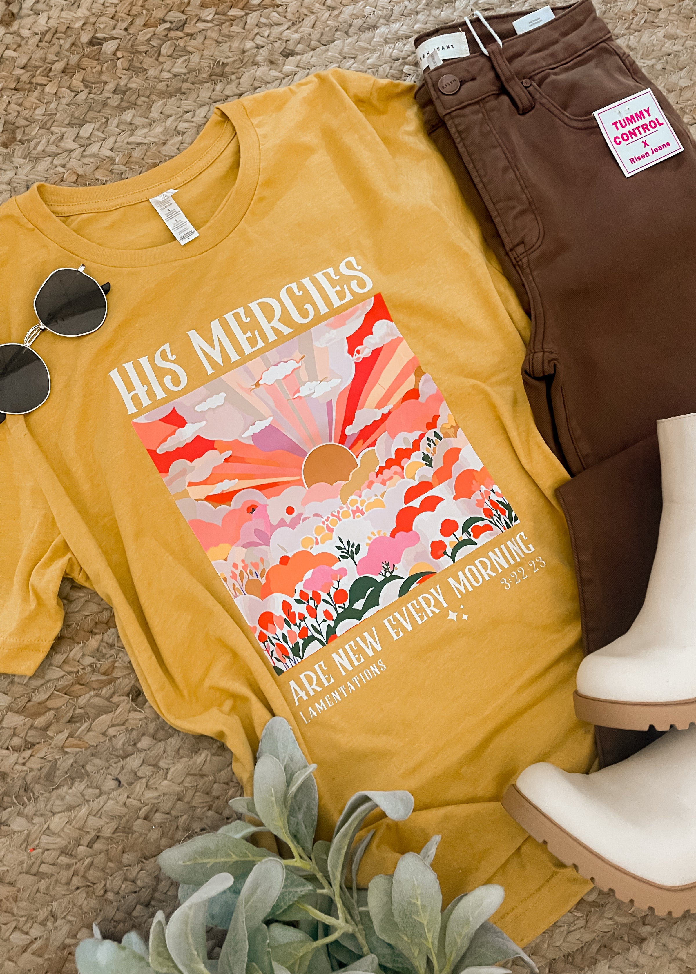 His Mercies are New Every Morning Graphic Tee (S-3XL)